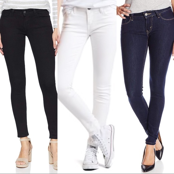 Levi's 535 Super Skinny Jeans in Mid Roast - Picture 4 of 5